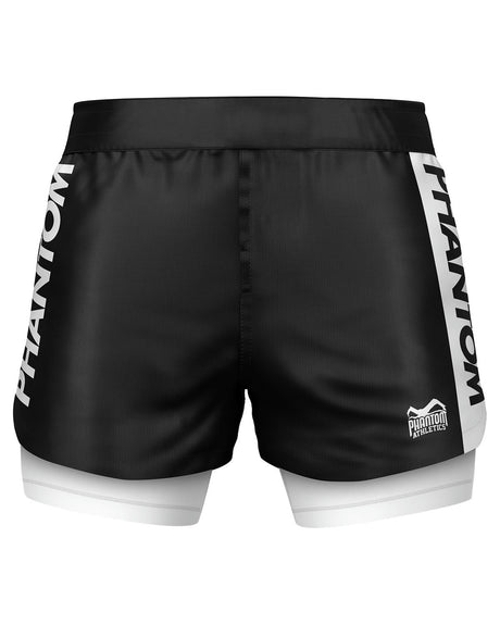 Phantom Athletics Compressie Shorts Fusion-R 2in1 Ranked - Zwart