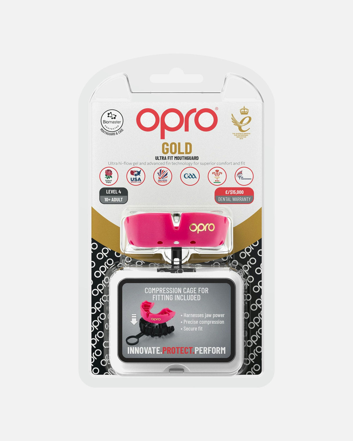 OPRO Bitje Bronze Kinderen - Roze