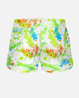 Phantom Athletics MMA Shorts Fusion Splatter - Wit/Neon