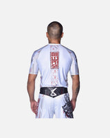 8 WEAPONS Rashguard Samurai 2.0 - Wit/Rood