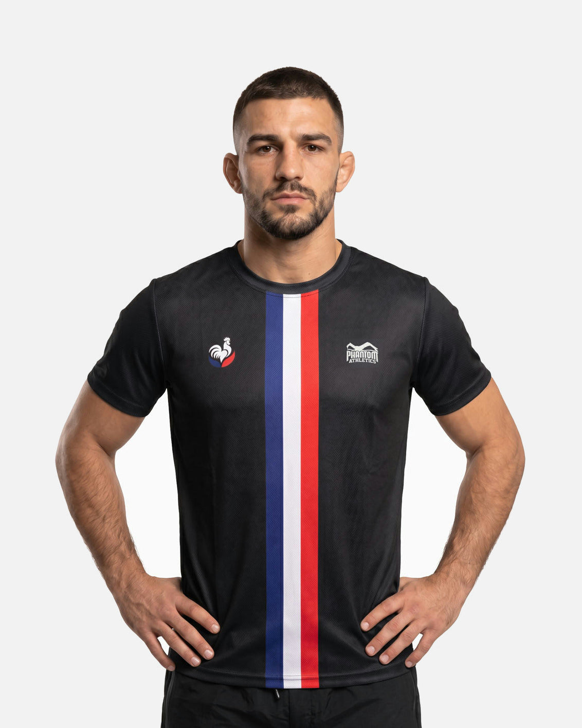 Phantom Athletics Trainingsshirt EVO+ Team France - Blauw/Wit