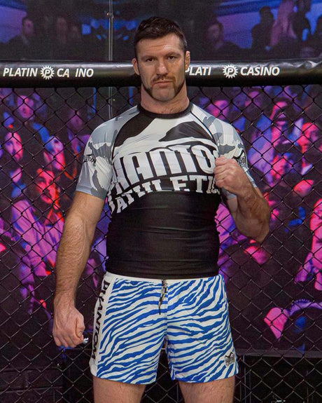 Phantom Athletics MMA Shorts Fusion - Blue Tiger