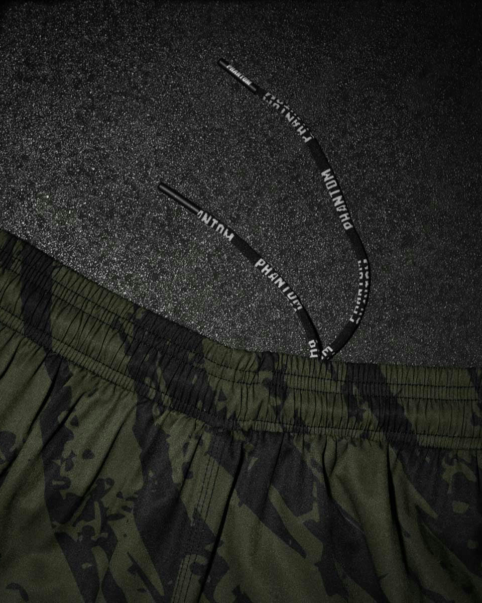 Phantom Athletics MMA Shorts EVO Tiger Camo - Legergroen