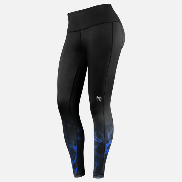 Hayabusa x UFC BJJ Leggings för damer – Svart/Blå