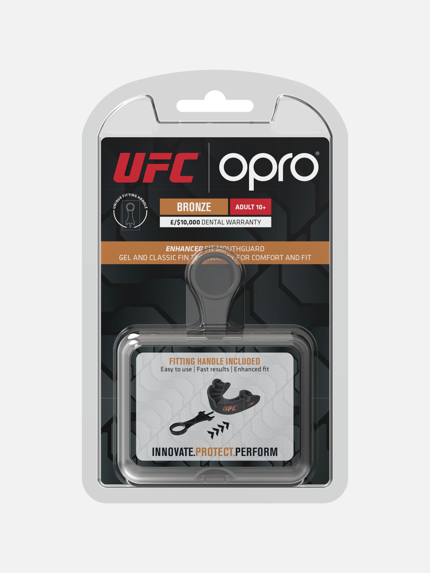 Protetor bucal OPRO Bronze – Preto