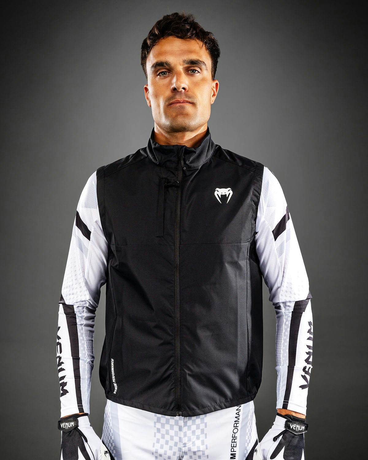 Venum Mouwloze Windbreaker MX Basics - Zwart/Wit