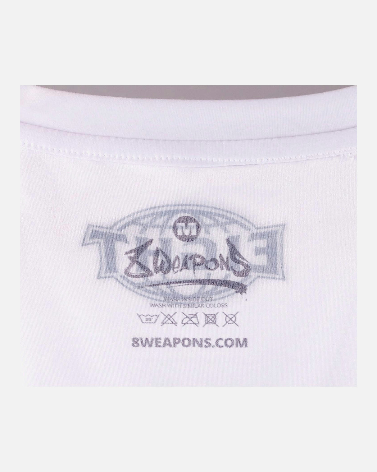 8 WEAPONS T-Shirt Bangkok - Wit/Zwart