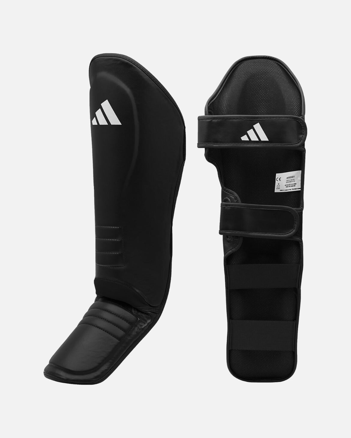 Tibiere Adidas Speed Thai Shin-n-Step – Negru/Alb