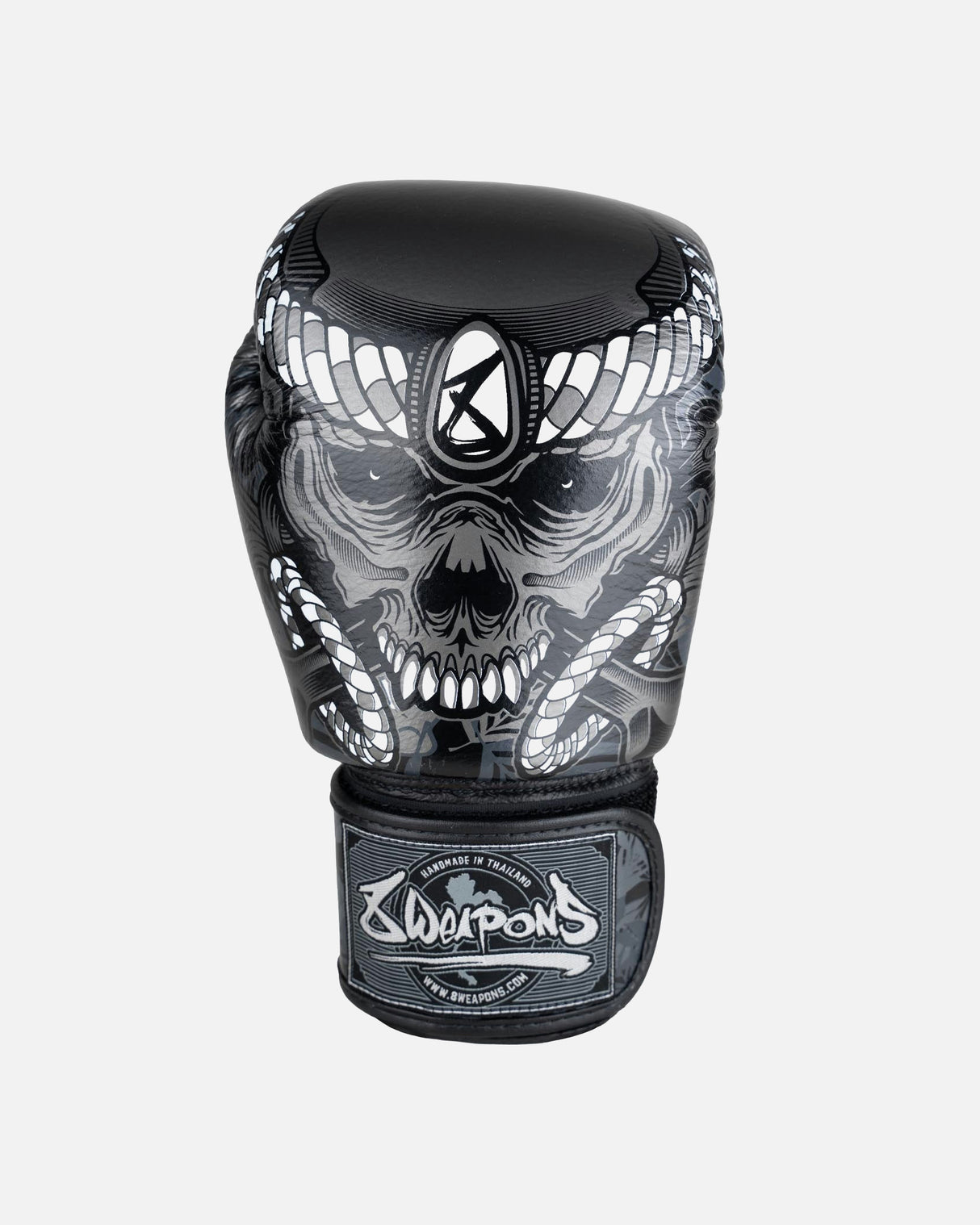8 WEAPONS Bokshandschoenen Bone Island - Zwart