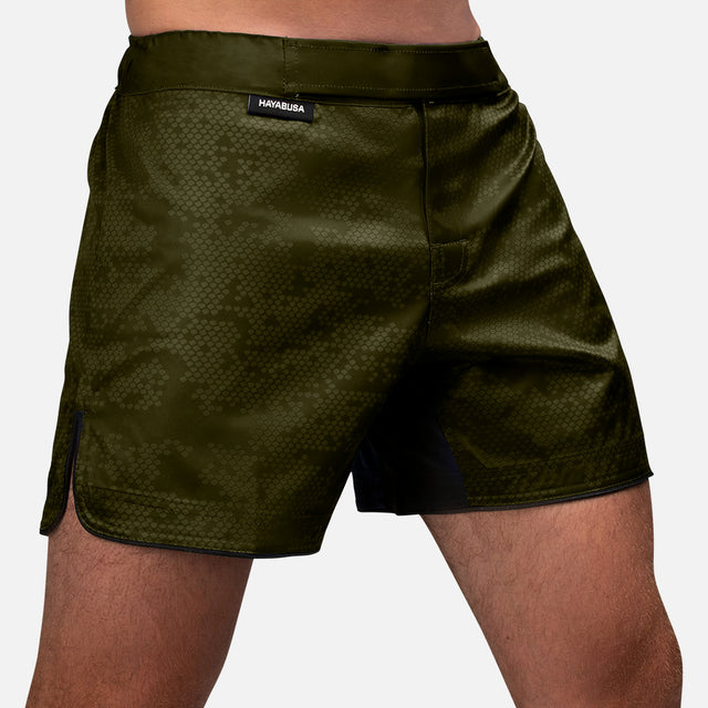 Pantaloncini MMA Hayabusa Hex Mid-Thigh - Verde