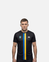 Phantom Athletics T-Shirt EVO+ Team Ukraine - Blauw/Geel