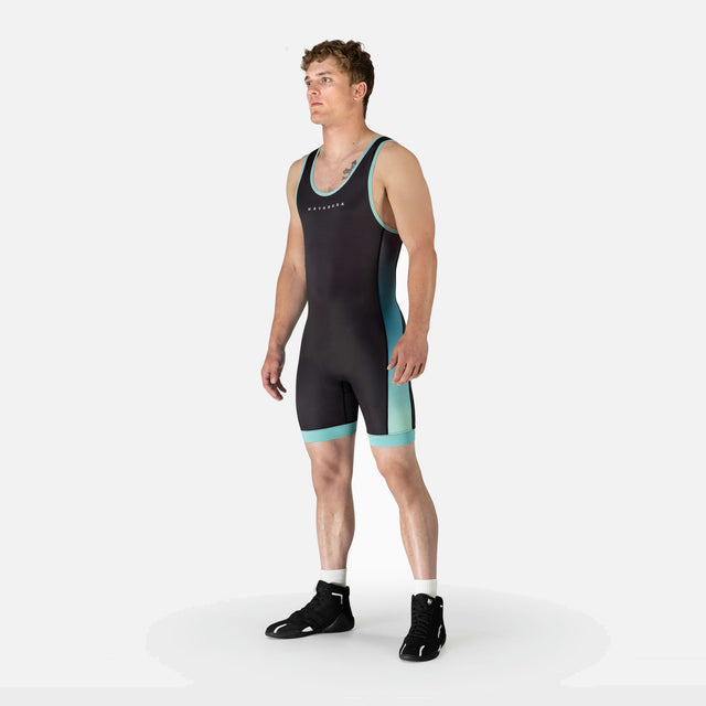 Hayabusa Worstelsinglet Surge Men's Wrestling Singlet - Blauw