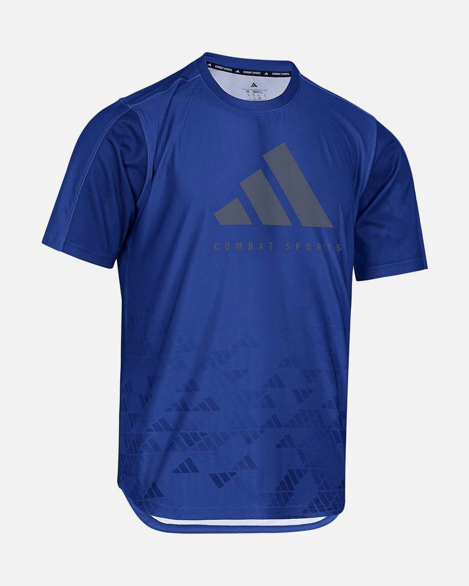 Camiseta Adidas Tech Line – Azul oscuro/Azul