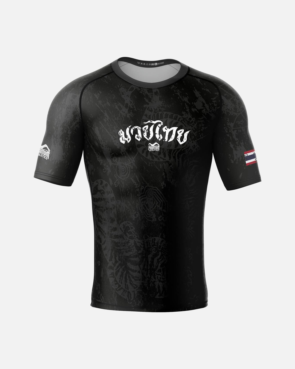 Phantom Athletics Rashguard Muay Thai - Zwart/Grijs