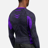 Hayabusa Rashguard Ranked Lange Mouwen - Paars