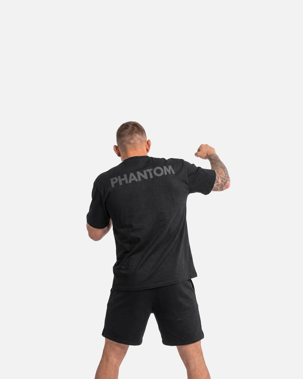 Phantom Athletics T-Shirt Oversize Blacked - Zwart