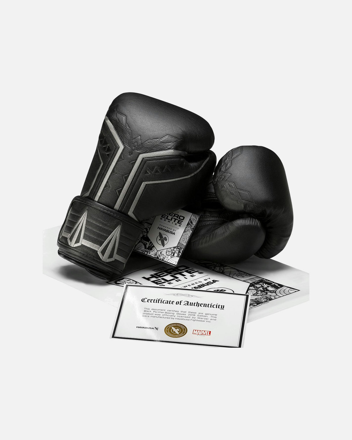 Guantes de boxeo Hayabusa x Marvel Black Panther – Negro