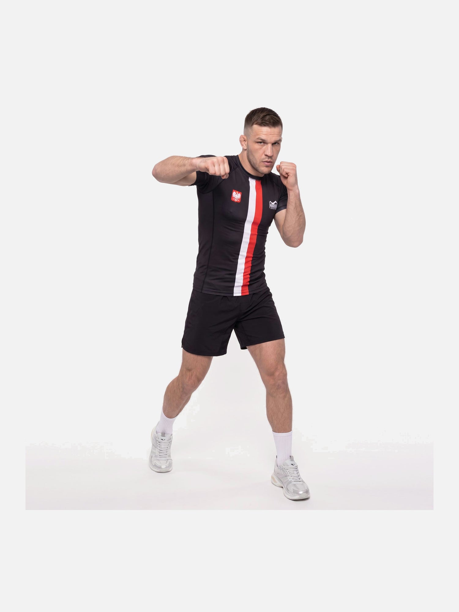 Phantom Athletics Rashguard Team Poland - Zwart/Rood/Wit