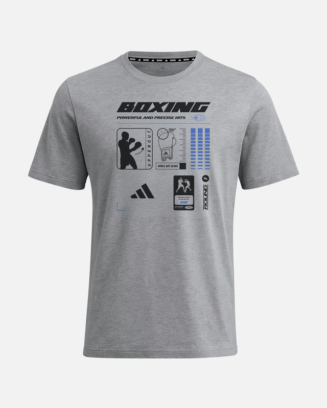T-shirt Adidas Boxing Graphic Line – Grigio