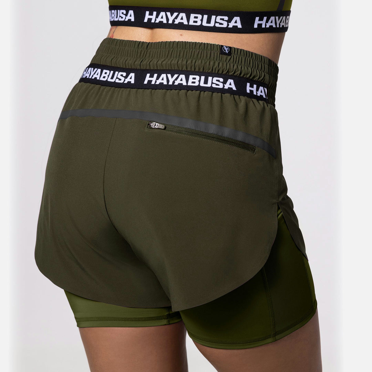 Hayabusa Trainingsshorts Dames - Olijfgroen