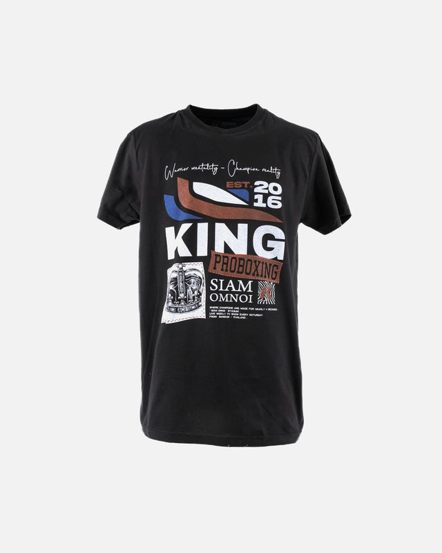 King Pro Boxing T-shirt Omnoi – Preto