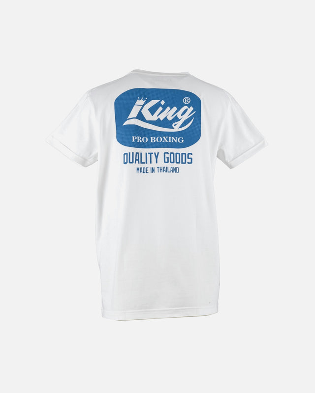 King Pro Boxing Triko Retro 1 – Bílé