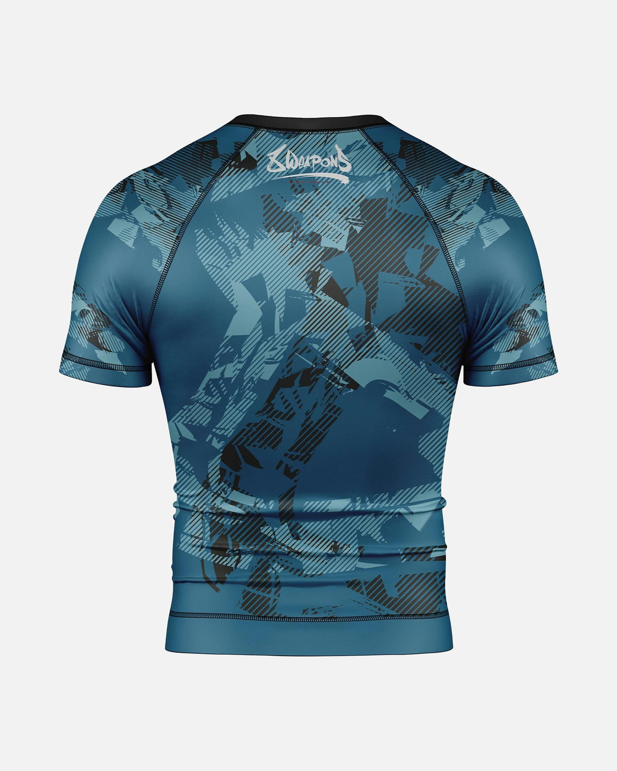8 WEAPONS Rashguard Hit 2.0 - Donkerblauw/Zwart
