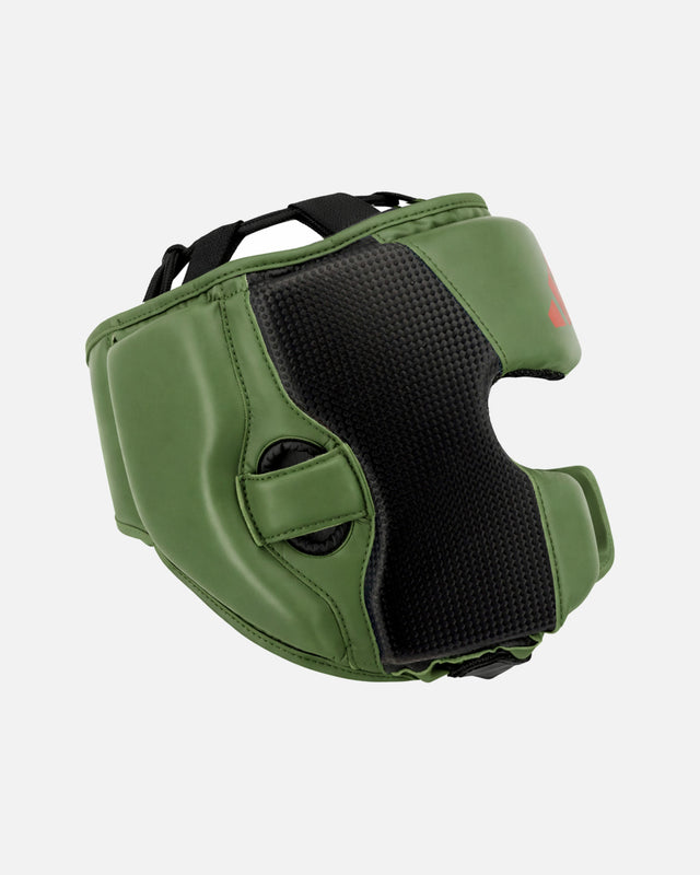 Chrániče hlavy Adidas Power 50 – Zelená/Červená