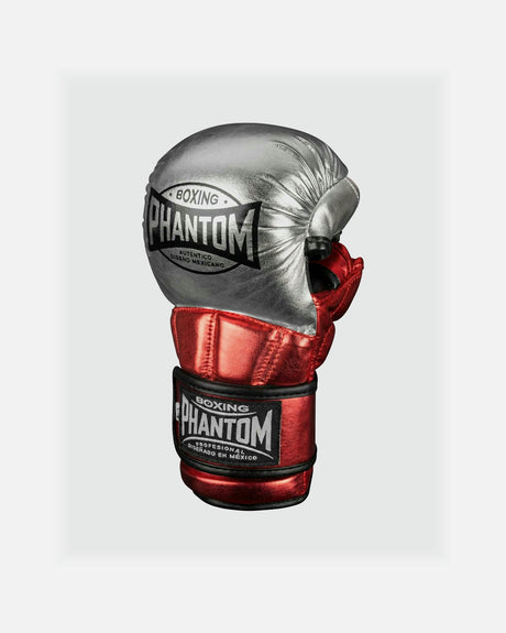 Phantom Athletics MMA Handschoenen Mexico - Zilver/Rood