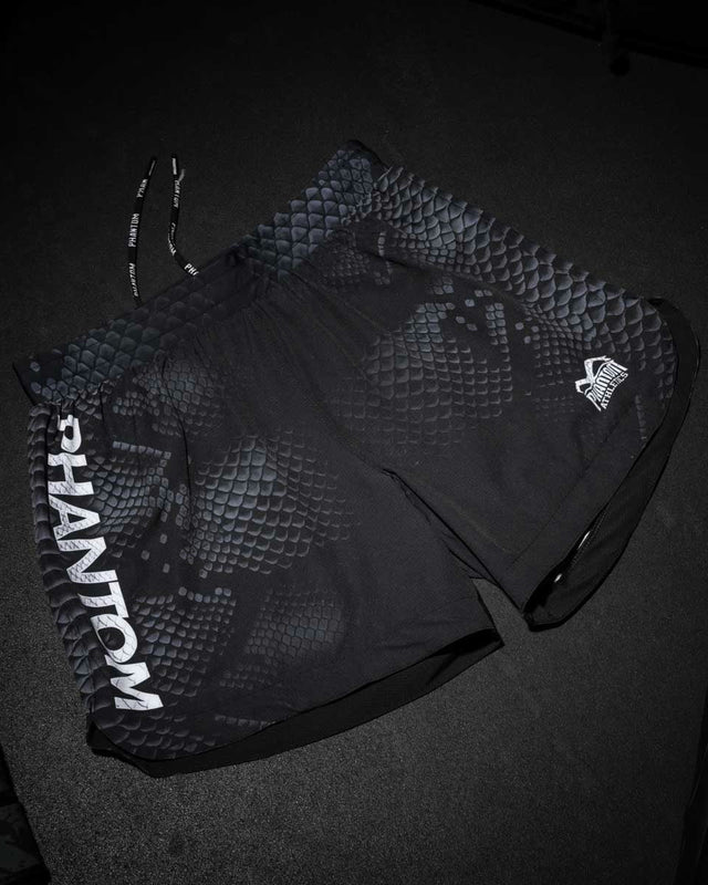 Phantom Athletics MMA Shorts Fusion - Black Mamba