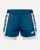 Phantom Athletics Compressie Shorts Fusion 2in1 Apex - Zwart/Grijs