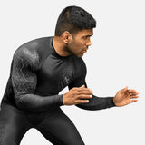 Hayabusa Rashguard Geo Lange Mouwen - Grijs