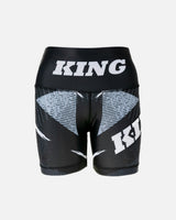 King Pro Boxing Compressie Shorts Shadow 1 Dames - Zwart