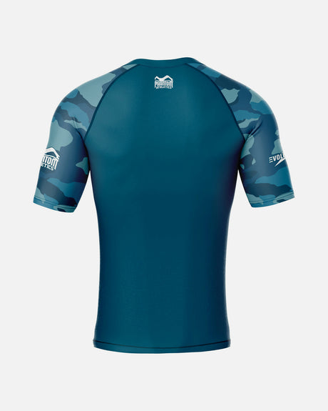 Rashguard Phantom Athletics Warfare – Camo albastru marin