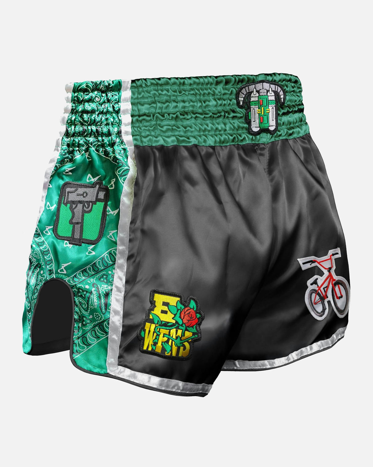 8 WEAPONS Muay Thai Shorts West Coast - Groen