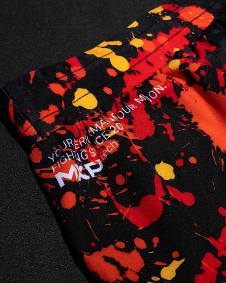 Phantom Athletics MMA Shorts Fusion Splatter – Red