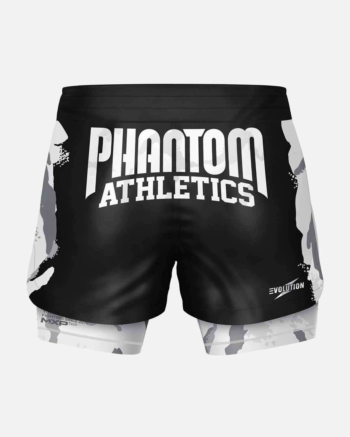 Phantom Athletics MMA Shorts Fusion 2in1 - Groen/Zwart