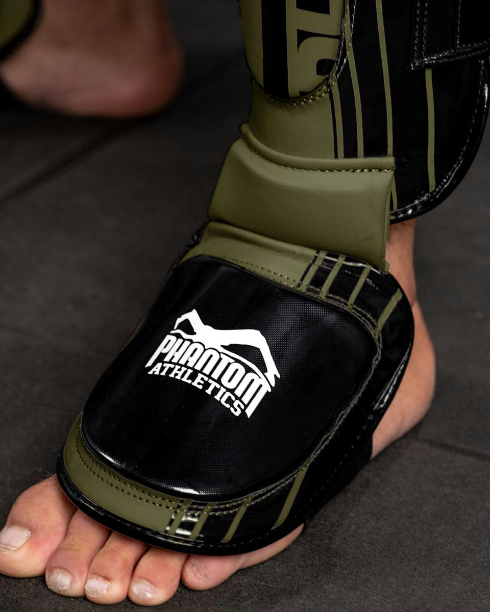 Phantom Athletics Scheenbeschermers APEX Hybrid - Legergroen