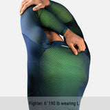 Hayabusa Rashguard Fusion Lange Mouwen - Blauw/Groen