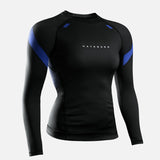 Hayabusa Rashguard Pro Ranked Lange Mouwen Dames - Blauw