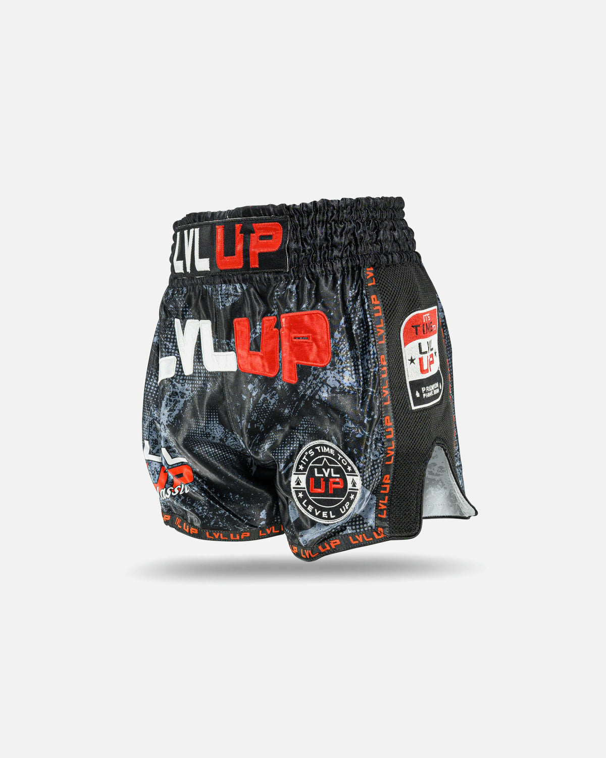 LVL UP Muay Thai Shorts Stadium - Zwart