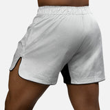 Hayabusa MMA Shorts Hex Mid-Thigh - Wit