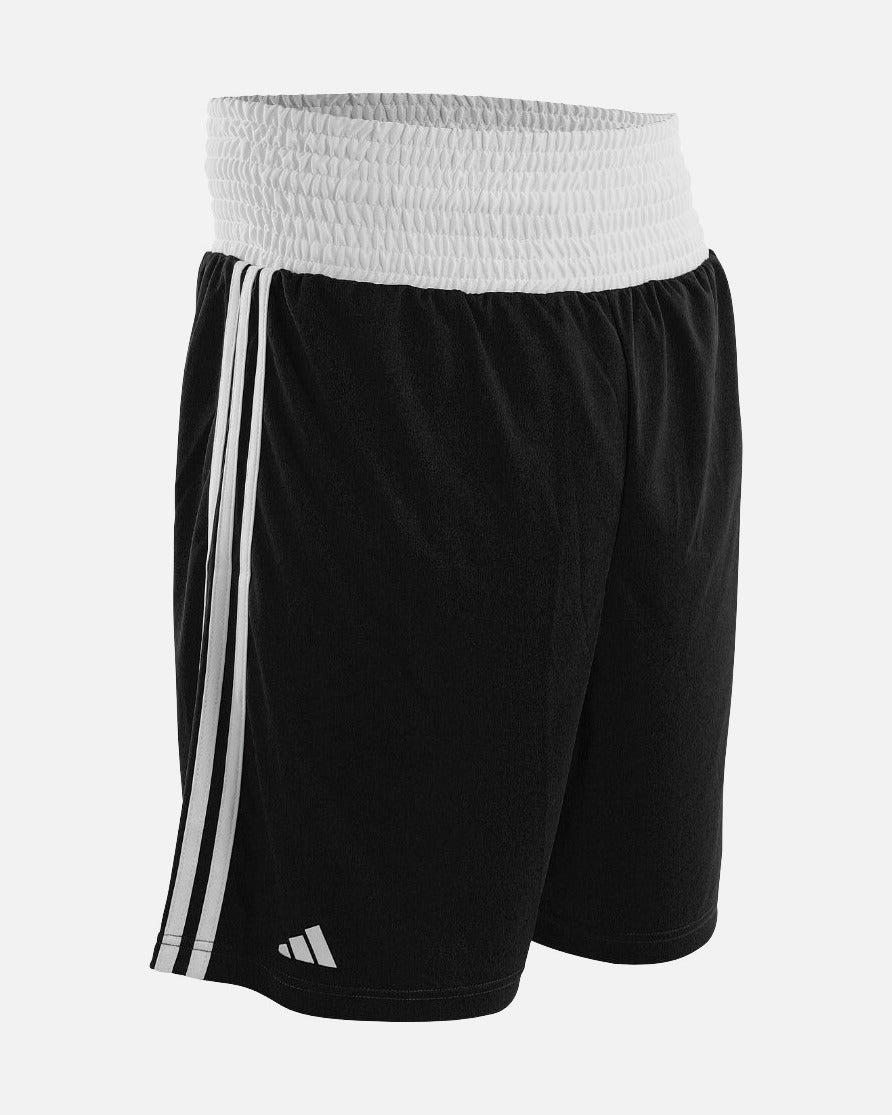 Pantaloncini da boxe Adidas Punch Line – Nero/Bianco