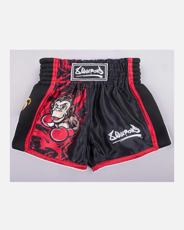 Pantaloncini Muay Thai 8 WEAPONS Joe – Nero/Rosso