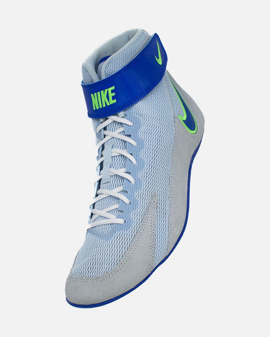 Nike Worstelschoenen Speedsweep VIII - Grijs/Blauw/Neon