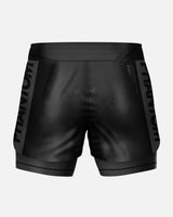 Phantom Athletics Compressie Shorts Fusion 2in1 Apex - Zwart/Grijs