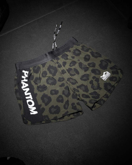 Shorts de MMA Phantom Athletics Fusion – Jaguar Vert kaki