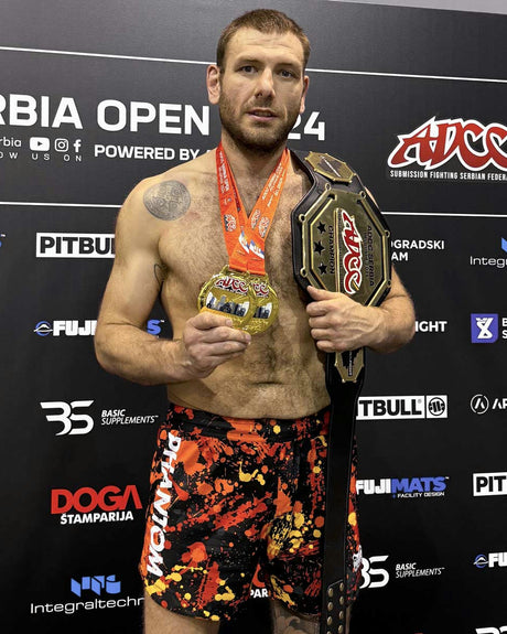 Phantom Athletics MMA Shorts Fusion Splatter – Red
