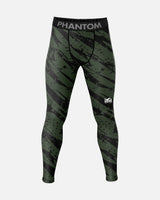 Phantom Athletics Compressie Shorts Camo Tiger - Legergroen