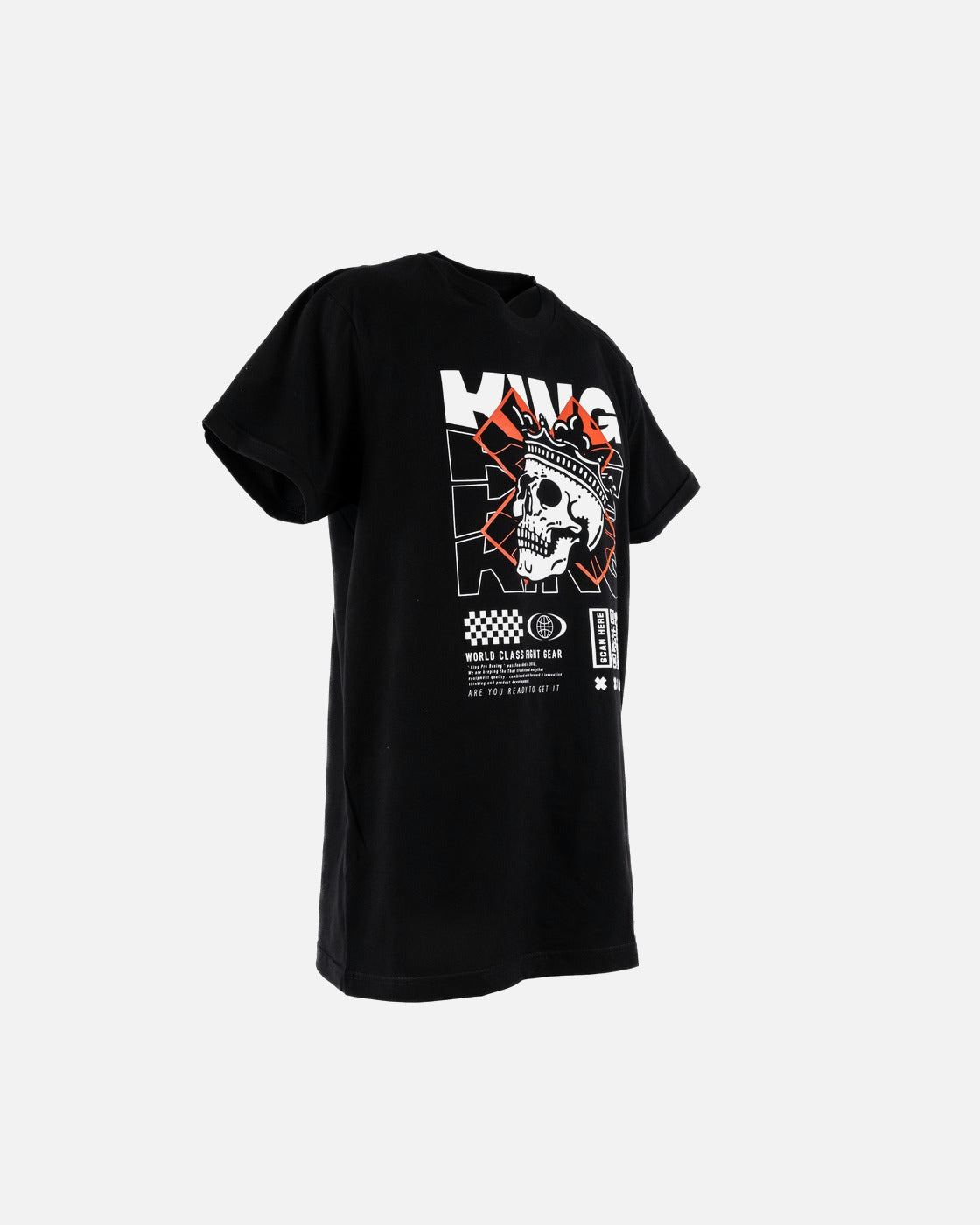 King Pro Boxing T-Shirt Skull 2 - Zwart